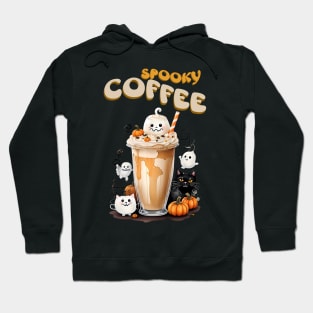 Halloween spooky coffee with funny toppings Hoodie